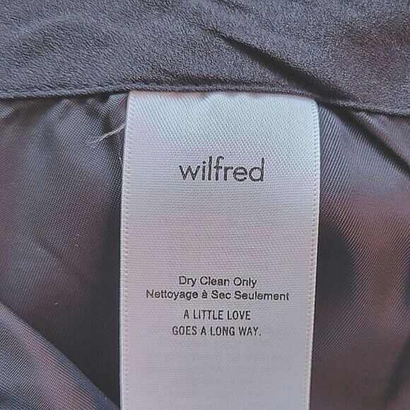 Wilfred Wrap-Front Skirt beige houndstooth check Size 0 - Picture 11 of 14